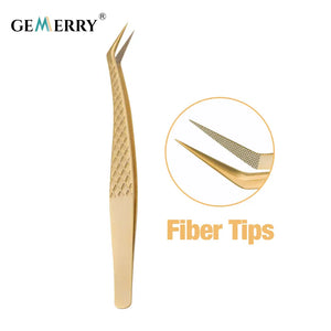 GLW 02 Fiber Tip Angled Tweezers