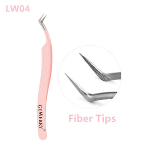 LW04 Lash Extensions Fiber Tip Tweezers