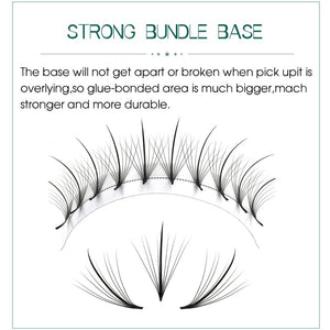 9D Spiked Lashes Promade Lash Fans 